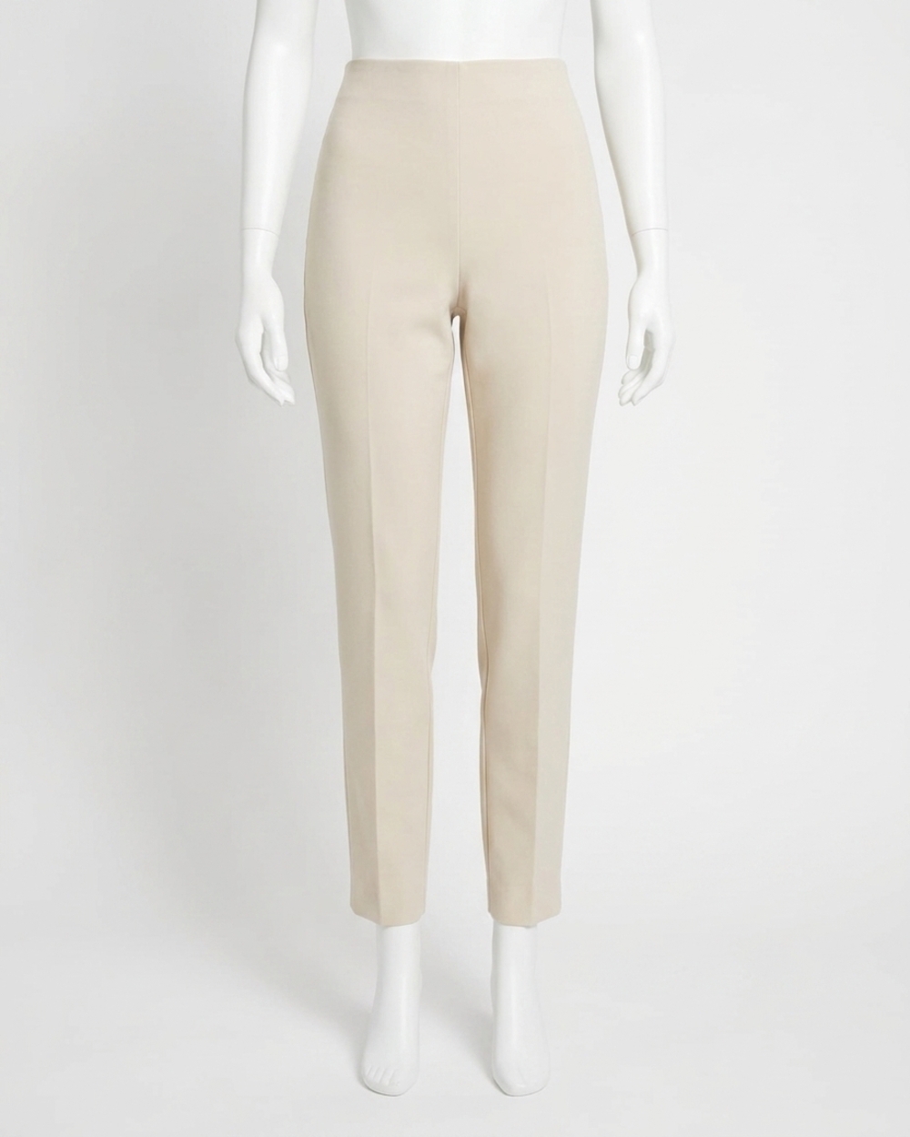 NEW LAFAYETTE 148 stanton tapered stretch ankle pants in pebble